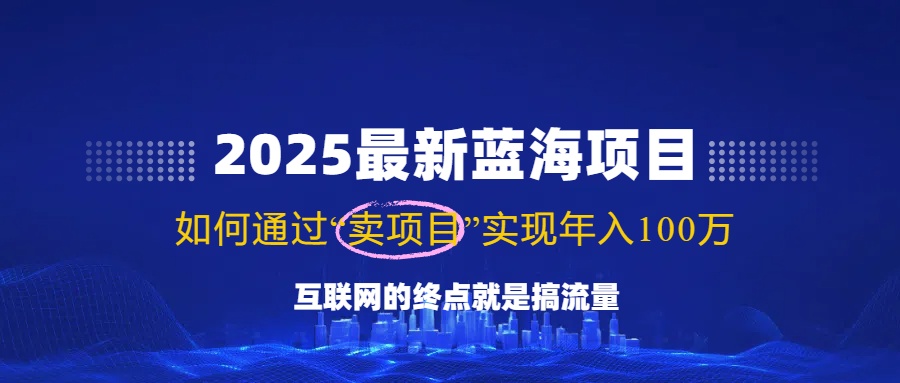 2025最新蓝海项目，零门槛轻松复制，月入10万+，新手也能操作！-鑫梵淘