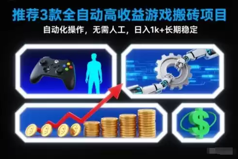 【推荐】3款全自动高收益游戏搬砖项目，自动化操作，无需人工，日入1k+，长期稳定【揭秘】-鑫梵淘