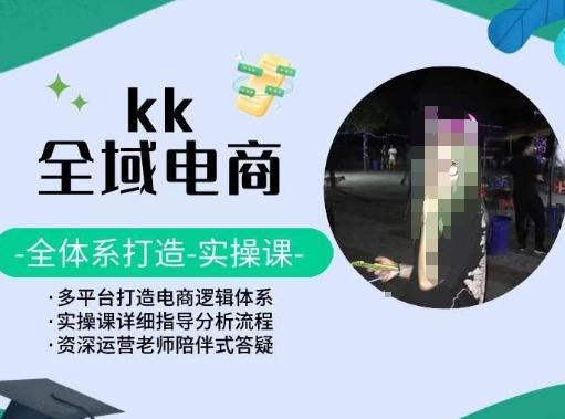 KK全域电商，全体系打造实操课，多平台打造电商逻辑体系-鑫梵淘