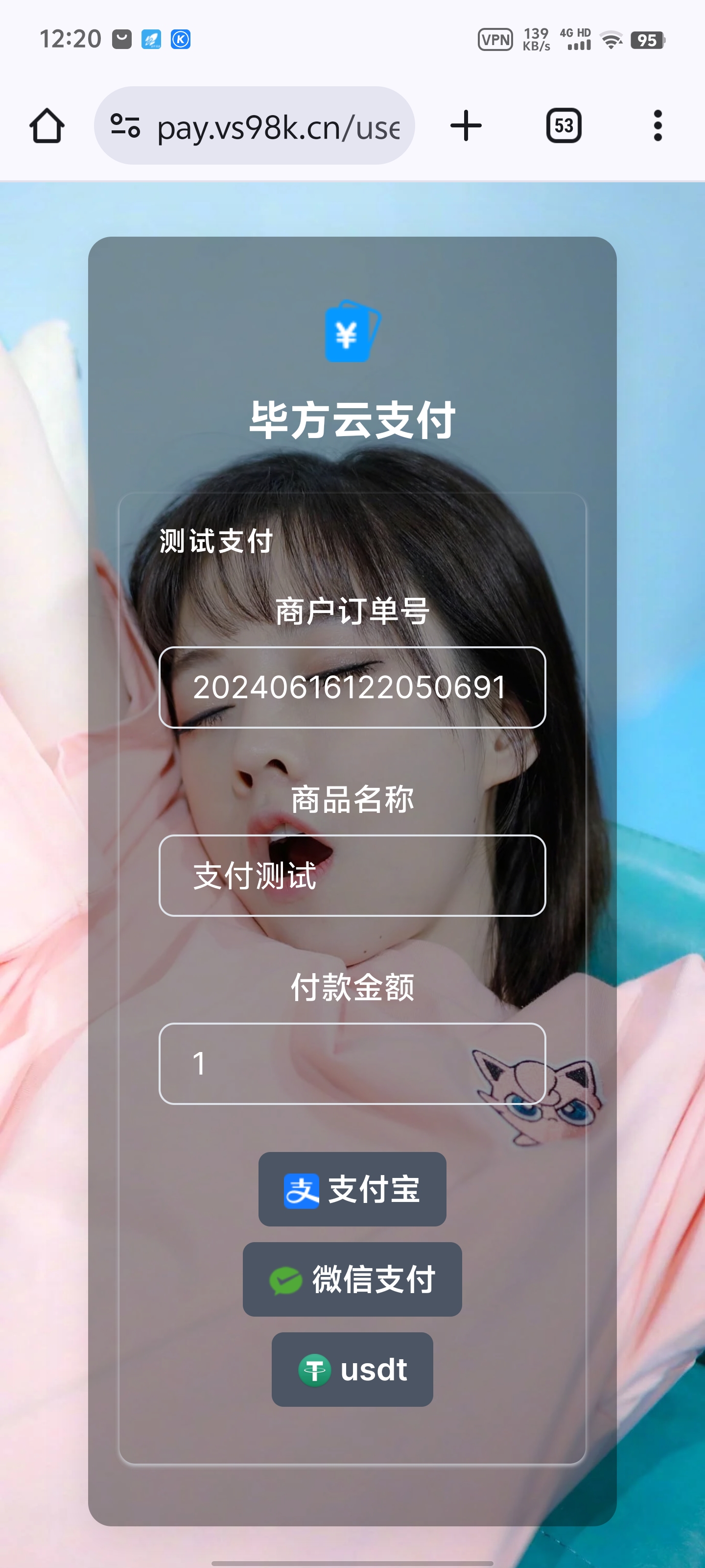 易支付美化模板开源-鑫梵淘