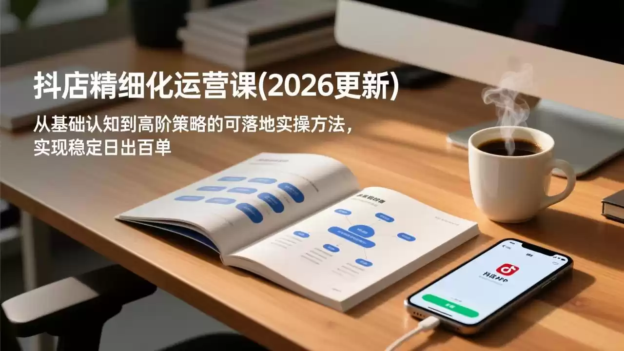 抖店精细化运营课(2026更新-鑫梵淘