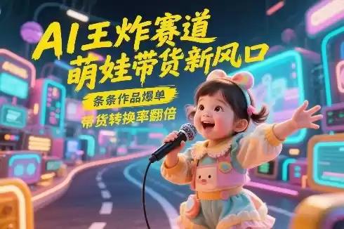 AI王炸赛道，萌娃带货新风口，条条作品爆单，带货转换率翻倍，核心逻辑拆解-鑫梵淘