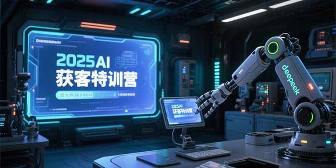2025AI获客特训营，AI图文视频全制作，deepseek工具实操教学-鑫梵淘