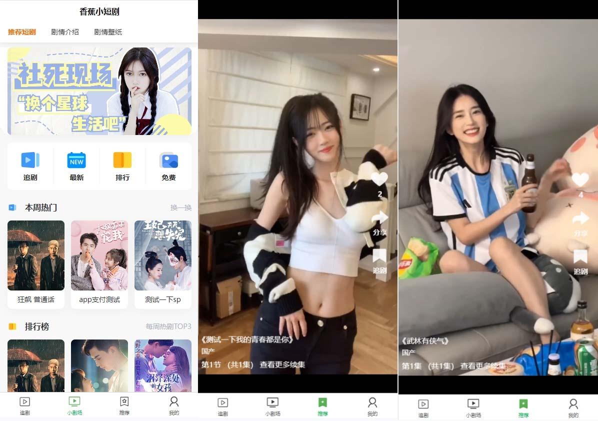 (8542期)小剧场短剧影视系统源码 全开源 带支付收益+会员机制+代理推广等模式【...-鑫梵淘